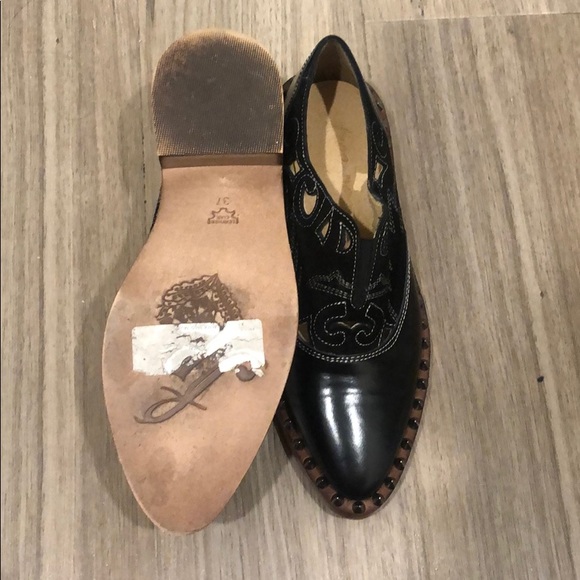 Free People Cut Out Embellished Loafers - Picture 4 of 5